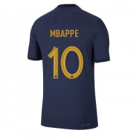 France Kylian Mbappe #10 Replica Home Shirt World Cup 2022 Short Sleeve